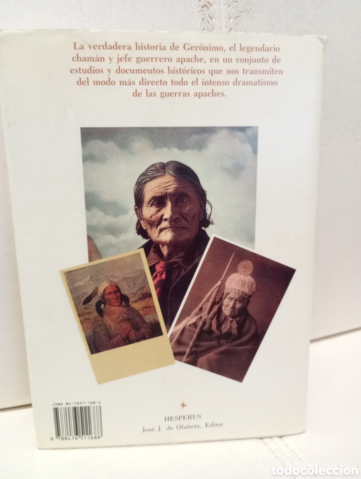 Libros de segunda mano: Ger&oacute;nimo . El final de las guerras apaches . Hesperus . - Foto 2