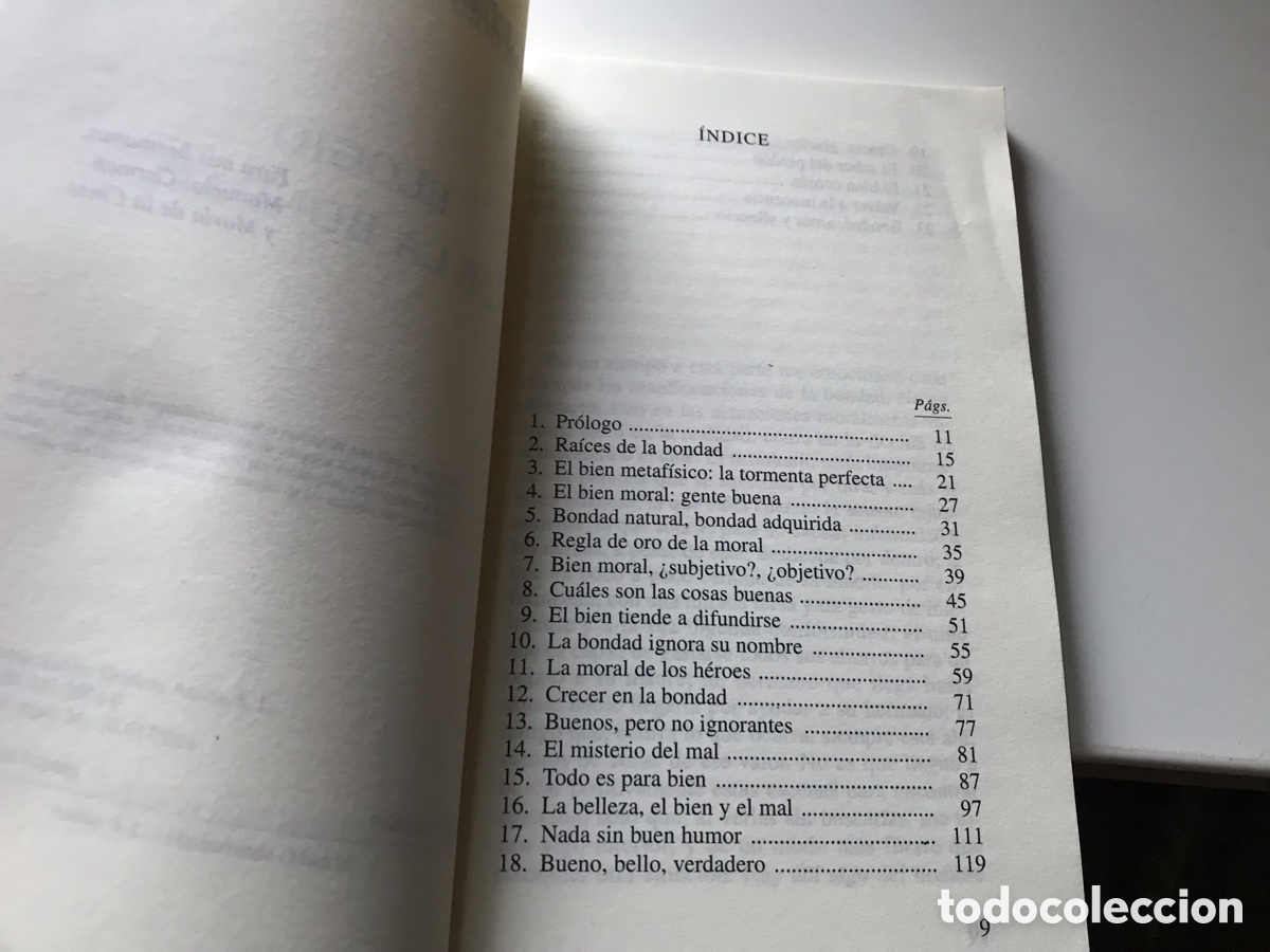 Libros de segunda mano: Elogio de la bondad. Rafael G&oacute;mez P&eacute;rez. Rialp - Foto 3