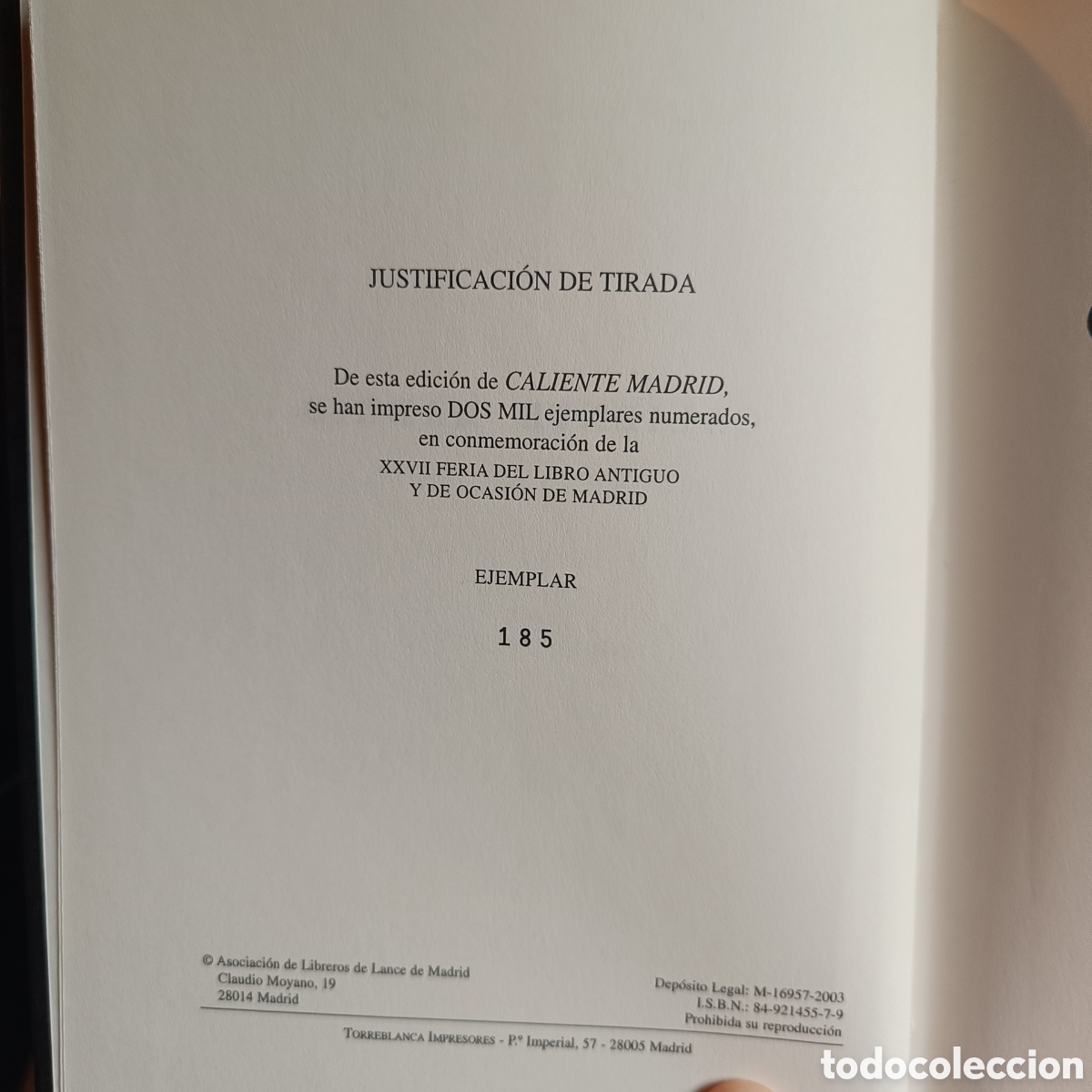 Libros de segunda mano: CALIENTE MADRID.Cesar Gonz&aacute;lez Ruano - Foto 3