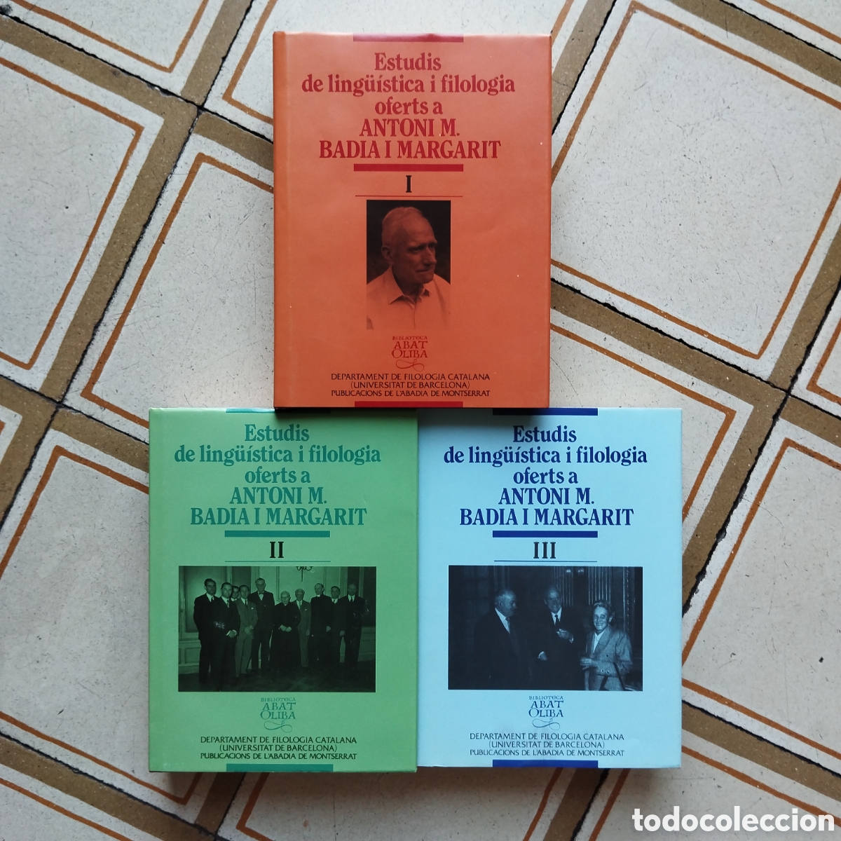 Libros de segunda mano: ESTUDIS DE LING&Uuml;&Iacute;STICA I FILOLOGIA OFERTS A ANTONI M. BADIA I MARGARIT 3 VOLUMS