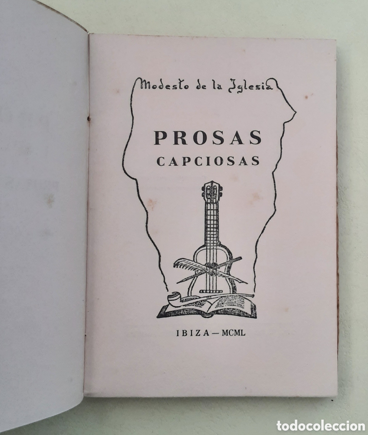 Libros de segunda mano: PROSAS CAPCIOSAS. Modesto de la Iglesia. Ibiza, 1950. - Foto 3