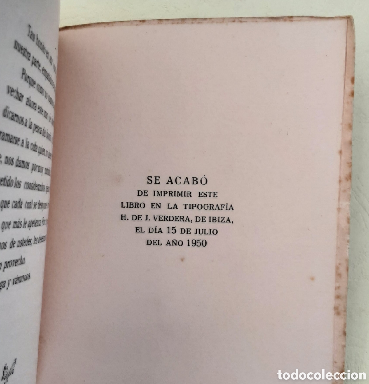 Libros de segunda mano: PROSAS CAPCIOSAS. Modesto de la Iglesia. Ibiza, 1950. - Foto 5