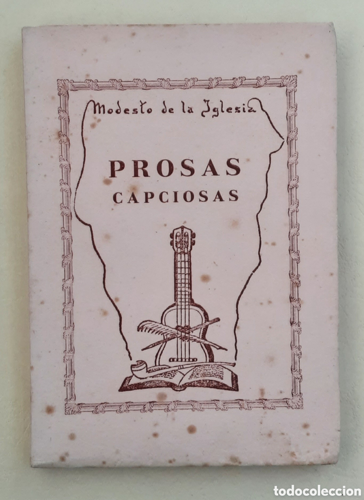 Libros de segunda mano: PROSAS CAPCIOSAS. Modesto de la Iglesia. Ibiza, 1950.