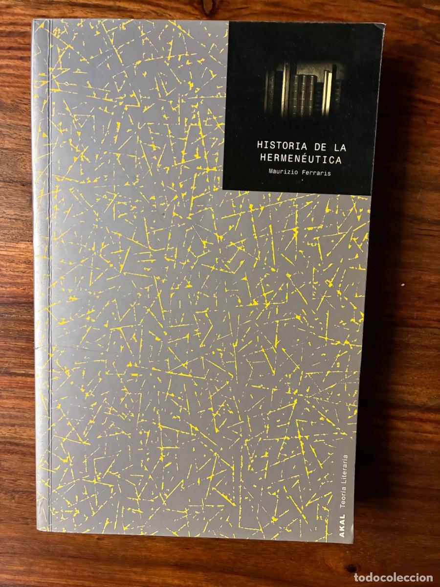 Libros de segunda mano: Historia de la Hermen&eacute;utica. Maurizio Ferraris. Akal.