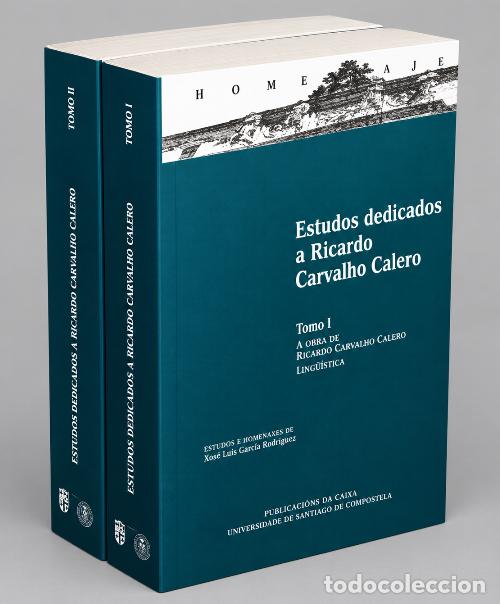 Libros de segunda mano: M3122 - ESTUDOS DEDICADOS A RICARDO CARVALHO CALERO. [2 TOMOS]. GALICIA.