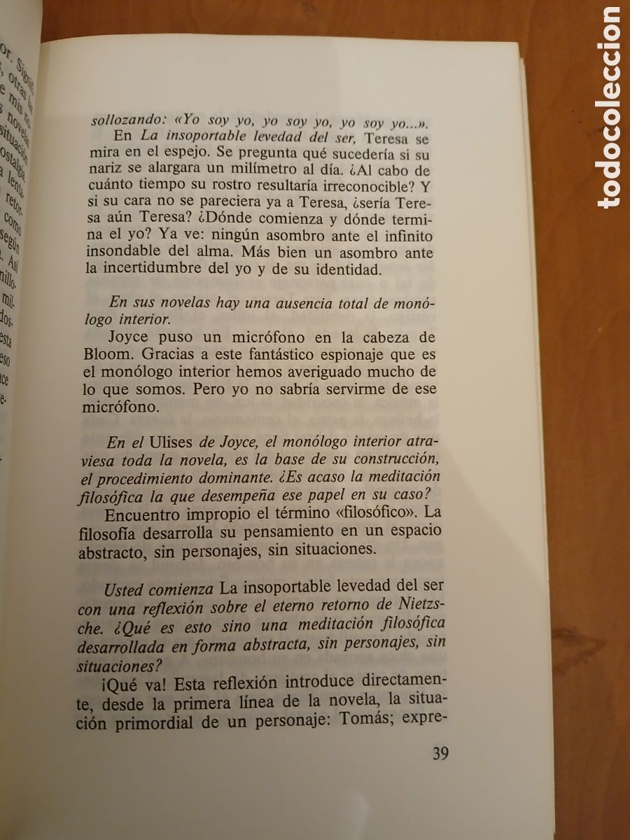 Libros de segunda mano: El arte de la novela. Milan Kundera. - Foto 7