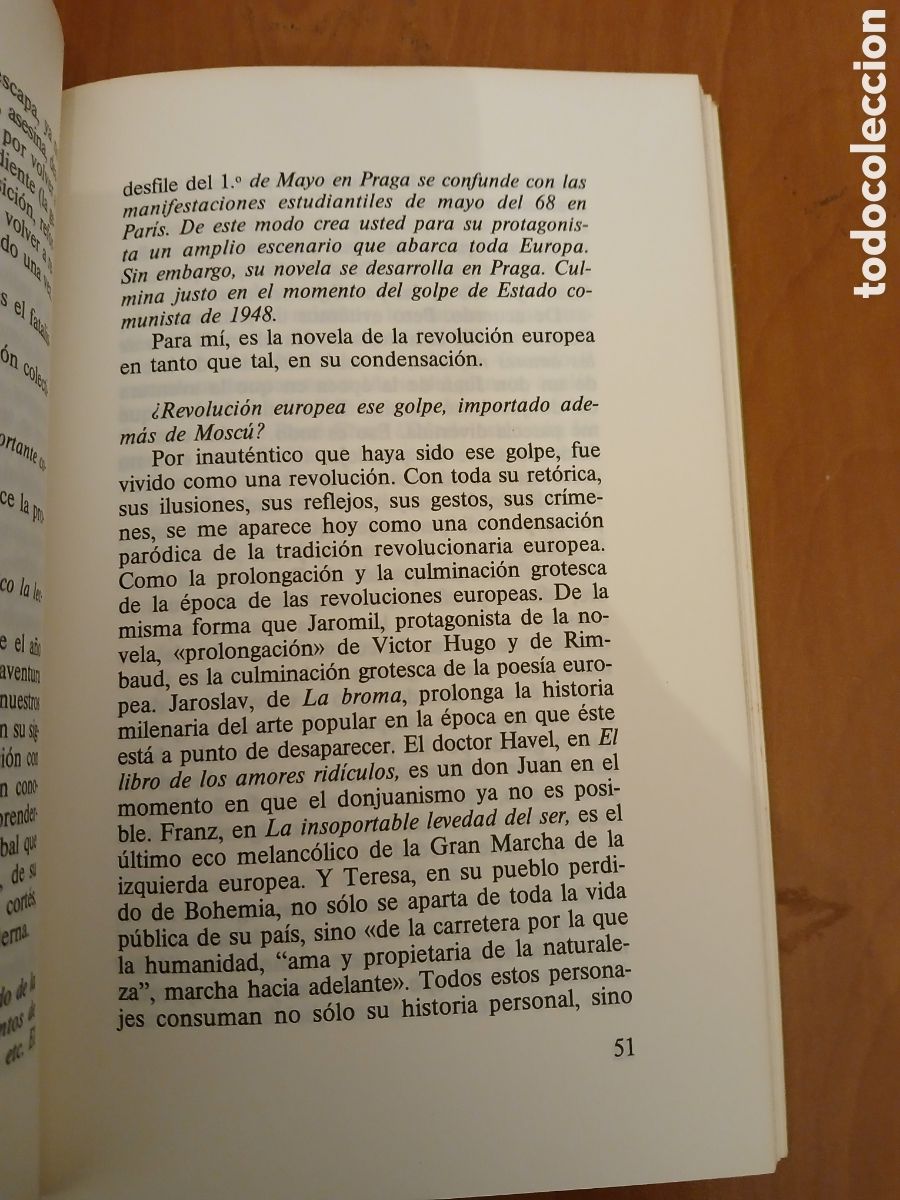 Libros de segunda mano: El arte de la novela. Milan Kundera. - Foto 8