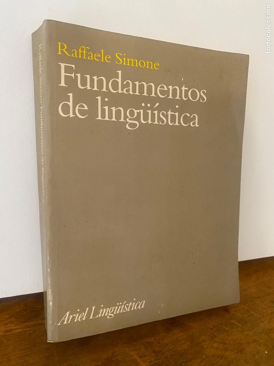 Libros de segunda mano: FUNDAMENTOS DE LING&Uuml;&Iacute;STICA - RAFFAELLE SIMONE - ARIEL - Foto 1