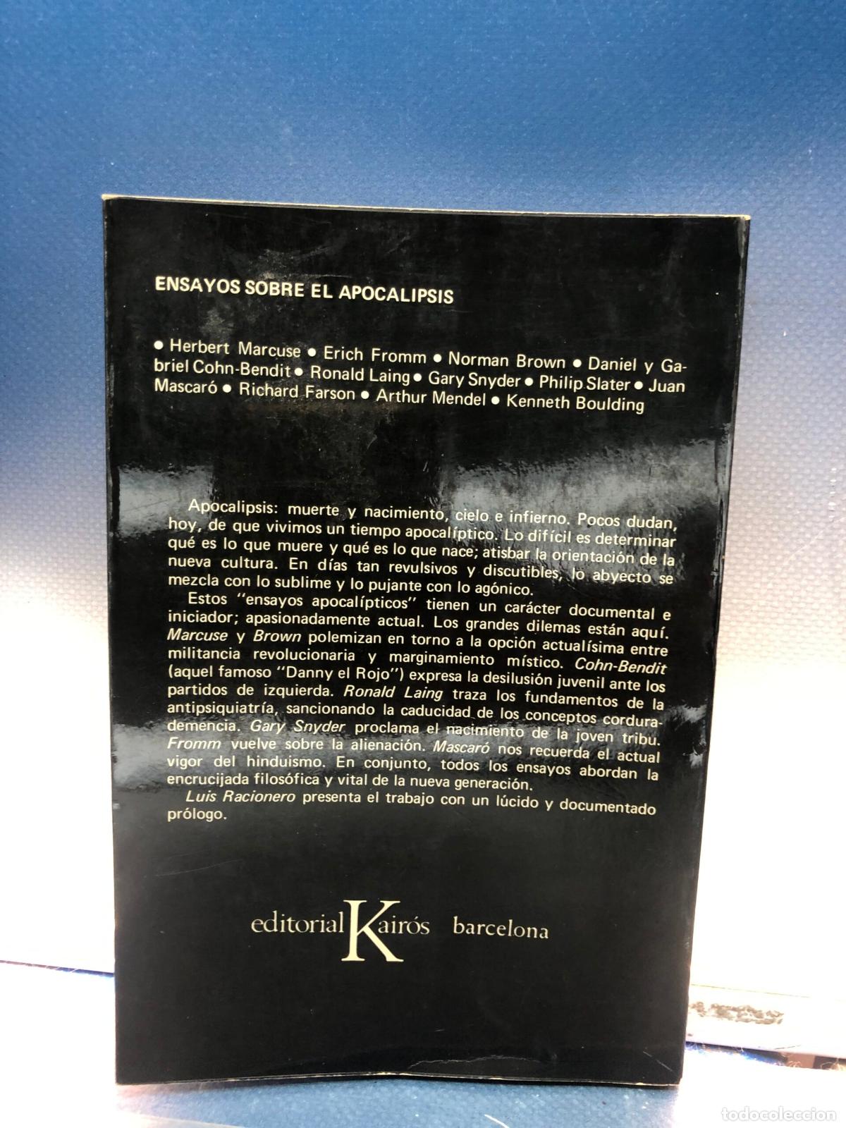 Libros de segunda mano: Ensayos Sobre El Apocalipsis, Kairos - Foto 2