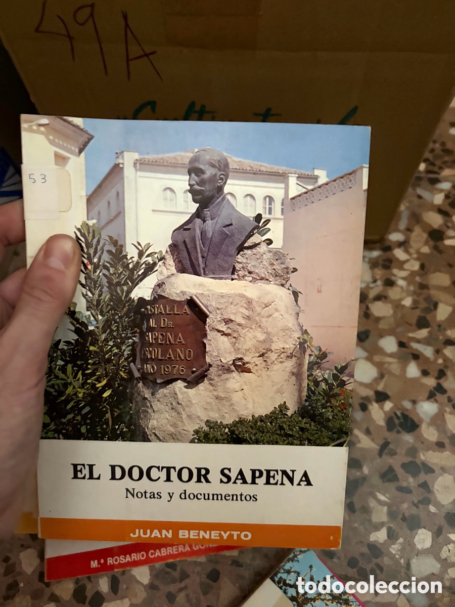 Libros de segunda mano: 49A EL DOCTOR SAPENA Notas y documentos JUAN BENEYTO