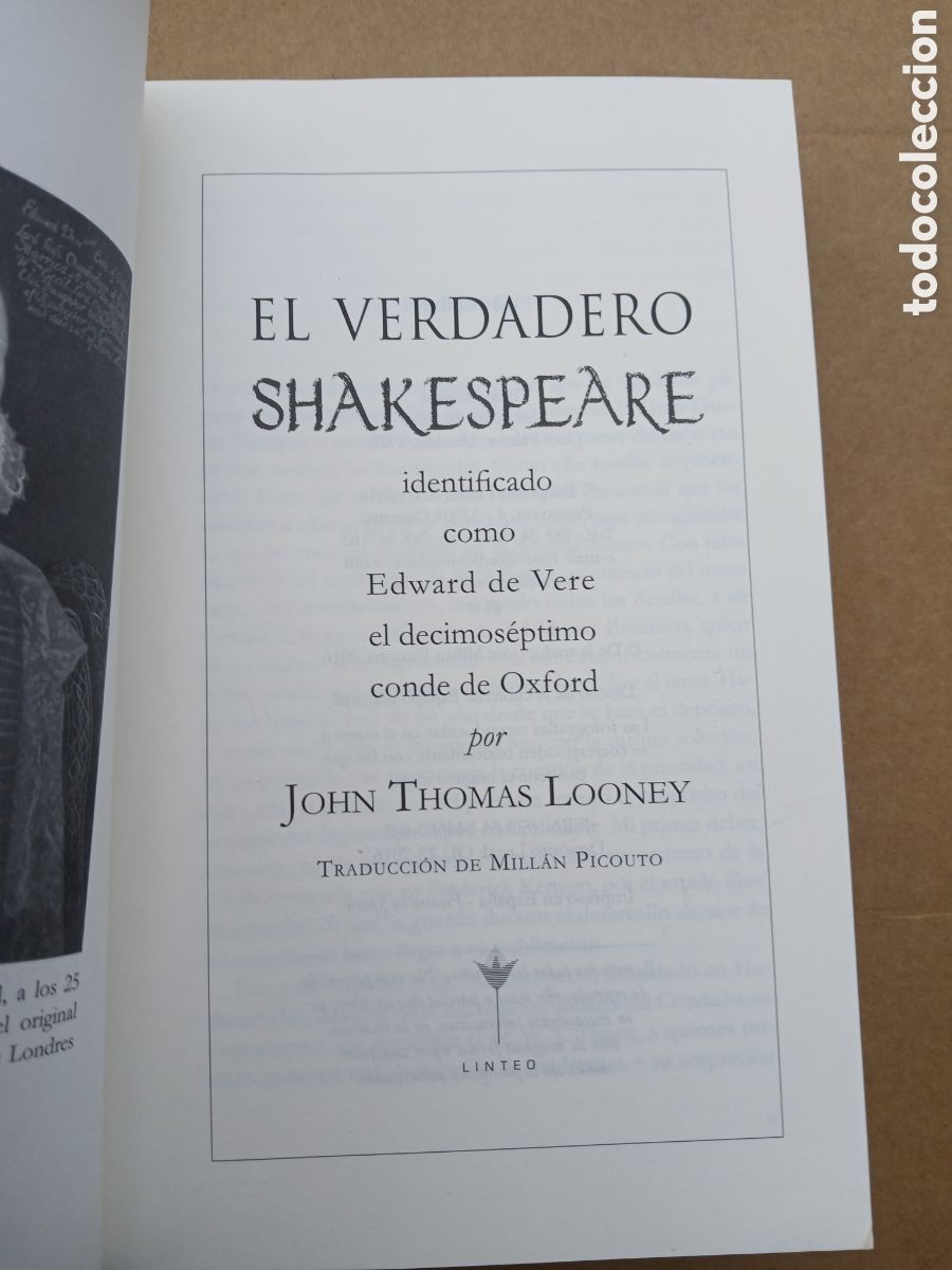 Libros de segunda mano: El verdadero Shakespeare. John Thomas Looney. - Foto 3