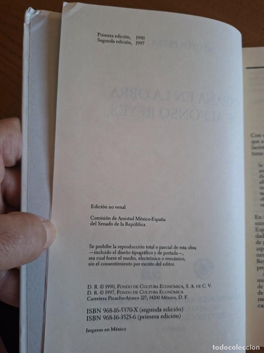 Libros de segunda mano: H. PEREA (comp.), ESPA&Ntilde;A EN LA OBRA DE ALFONSO REYEs. - Foto 2