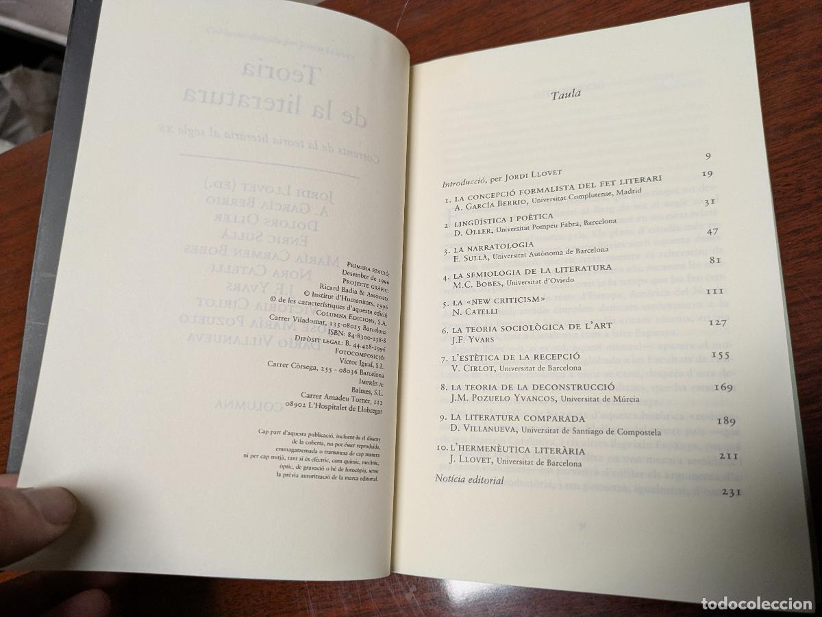 Libros de segunda mano: teoria de la literatura -columna - Foto 5