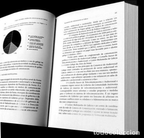 Libros de segunda mano: LINGUA SOCIEDADE E MEDIOS DE COMUNICACION EN GALICIA. - Foto 4