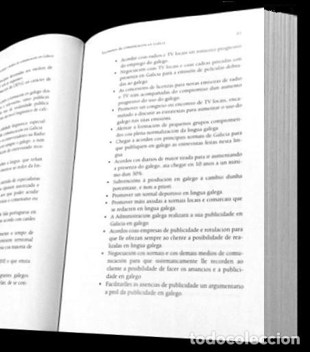 Libros de segunda mano: LINGUA SOCIEDADE E MEDIOS DE COMUNICACION EN GALICIA. - Foto 5