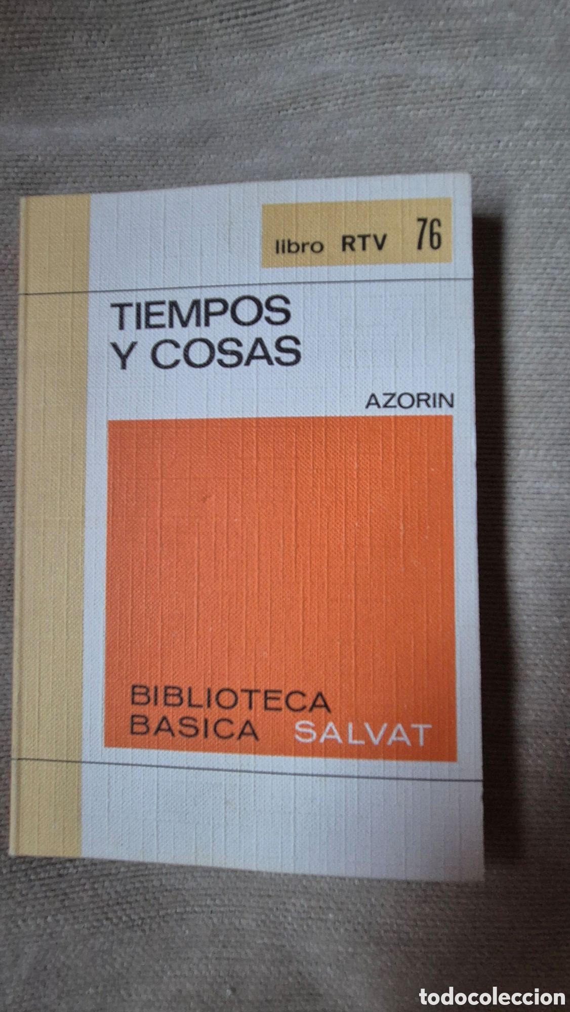 Libros de segunda mano: Tiempos y cosas - Azor&iacute;n (Salvat RTV 76)