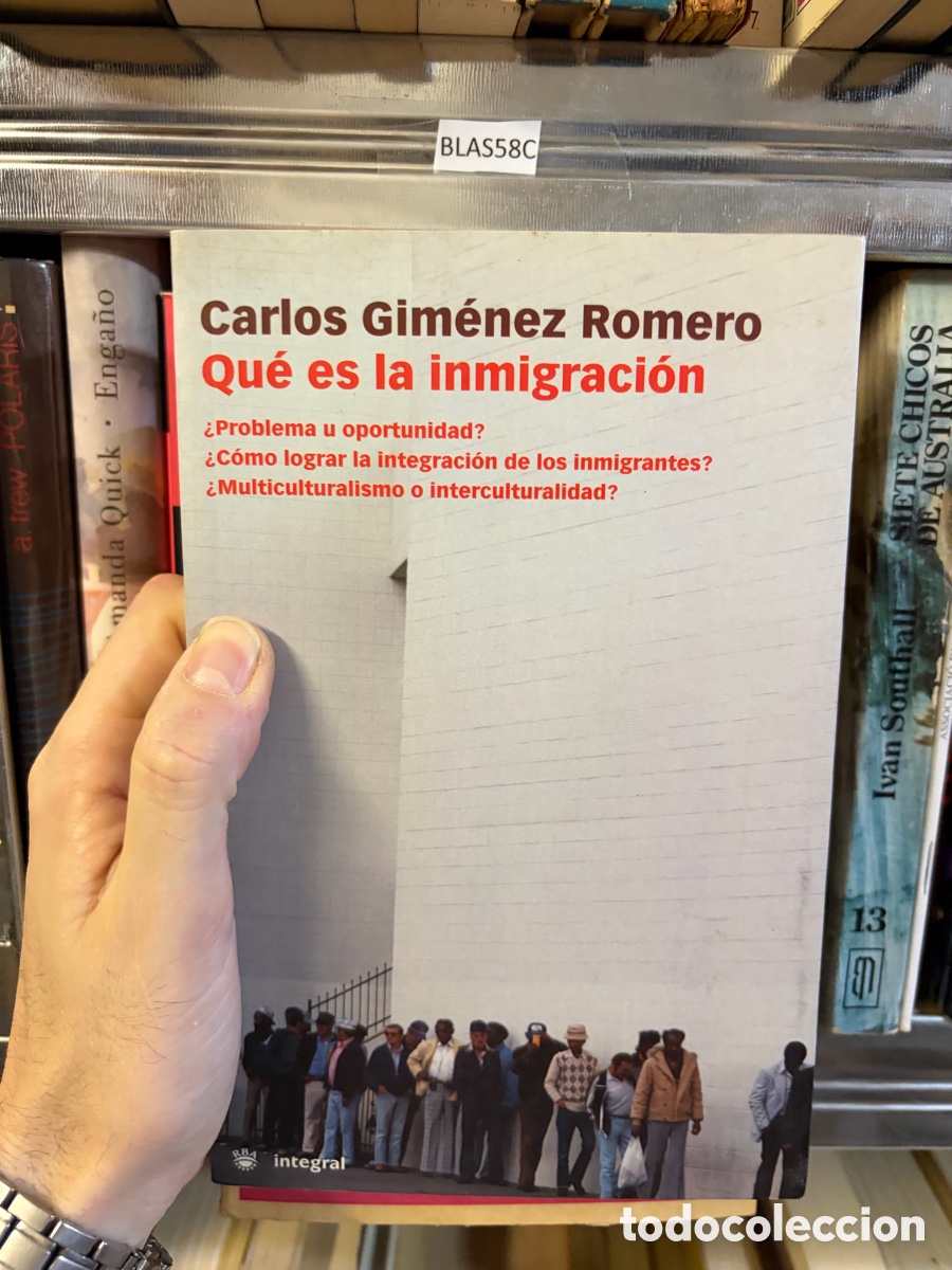 Libros de segunda mano: BLAS58C Carlos Gim&eacute;nez Romero Que es la inmigraci&oacute;n &iquest;Problema u oportunidad?