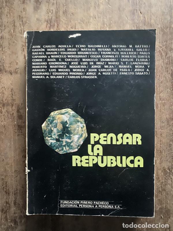 Second hand books: Pensar la Republica - -