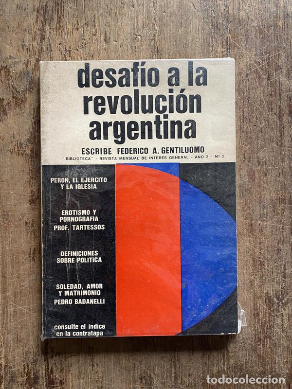 Second hand books: Desafio a la revolucion argentina - Gentiluomo, Federico A.
