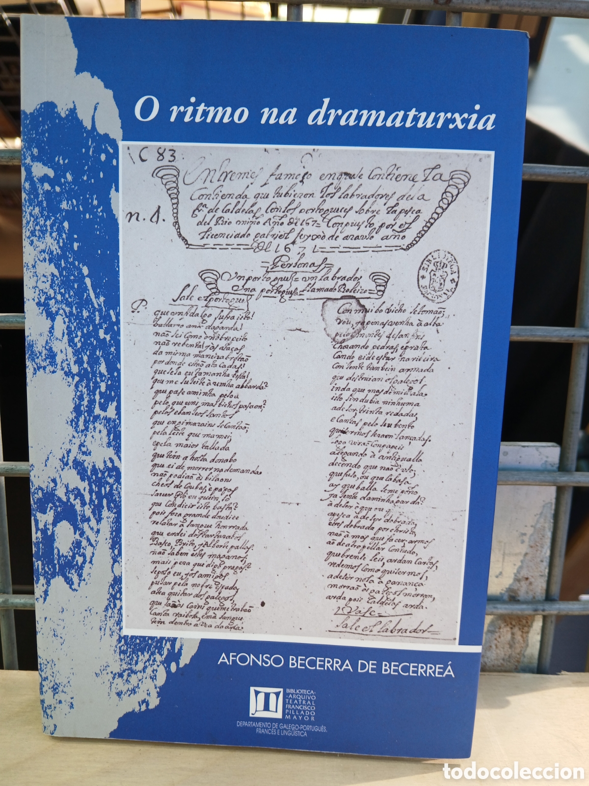 Libros de segunda mano: O ritmo na dramaturgia. Afonso Becerra de Becerre&aacute;. GALICIA.