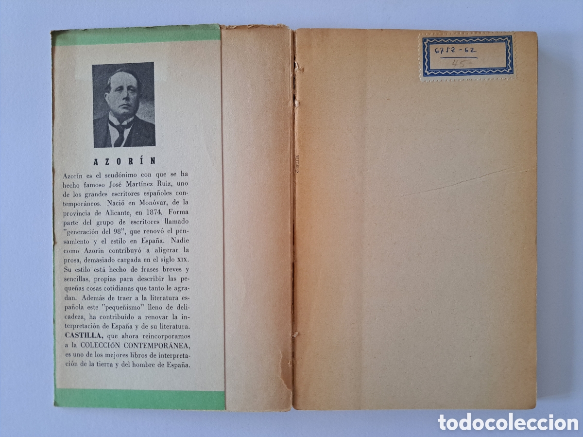 Libros de segunda mano: CASTILLA - AZORIN - ED. LOSADA, 1965, 6&ordf; EDICION - Foto 4
