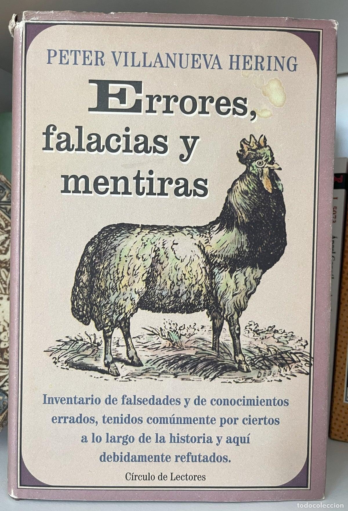 Libros de segunda mano: Errores, falacias y mentiras
