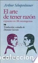 Livres d'occasion: El arte de tener raz&oacute;n