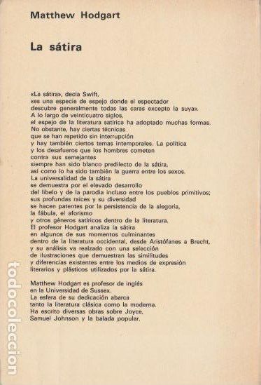 Libros de segunda mano: La s&aacute;tira / Matthew Hodgart - Foto 3