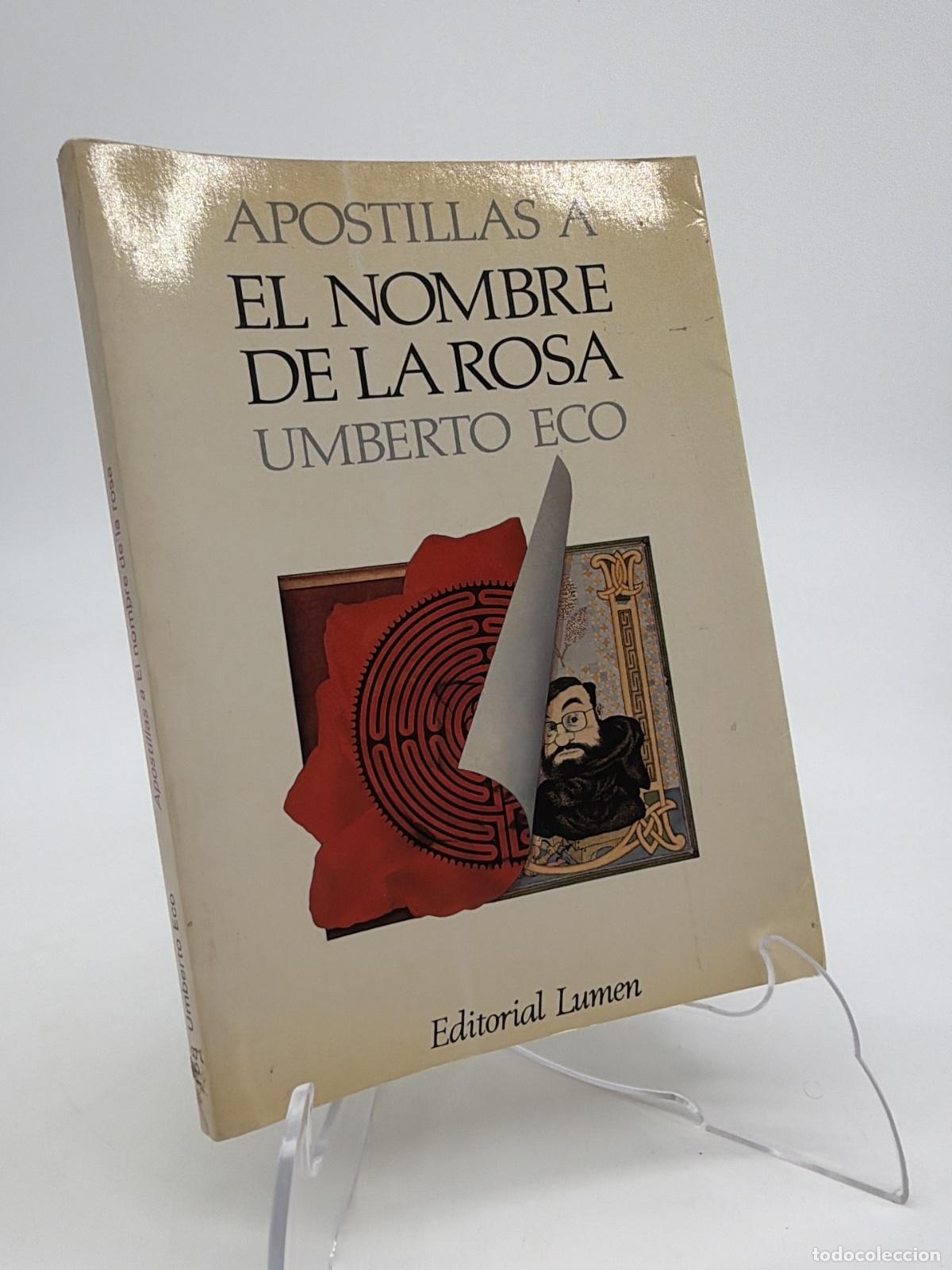 Livros em segunda m&atilde;o: Apostillas a El nombre de la rosa | Umberto Eco | Editorial Lumen | 1988