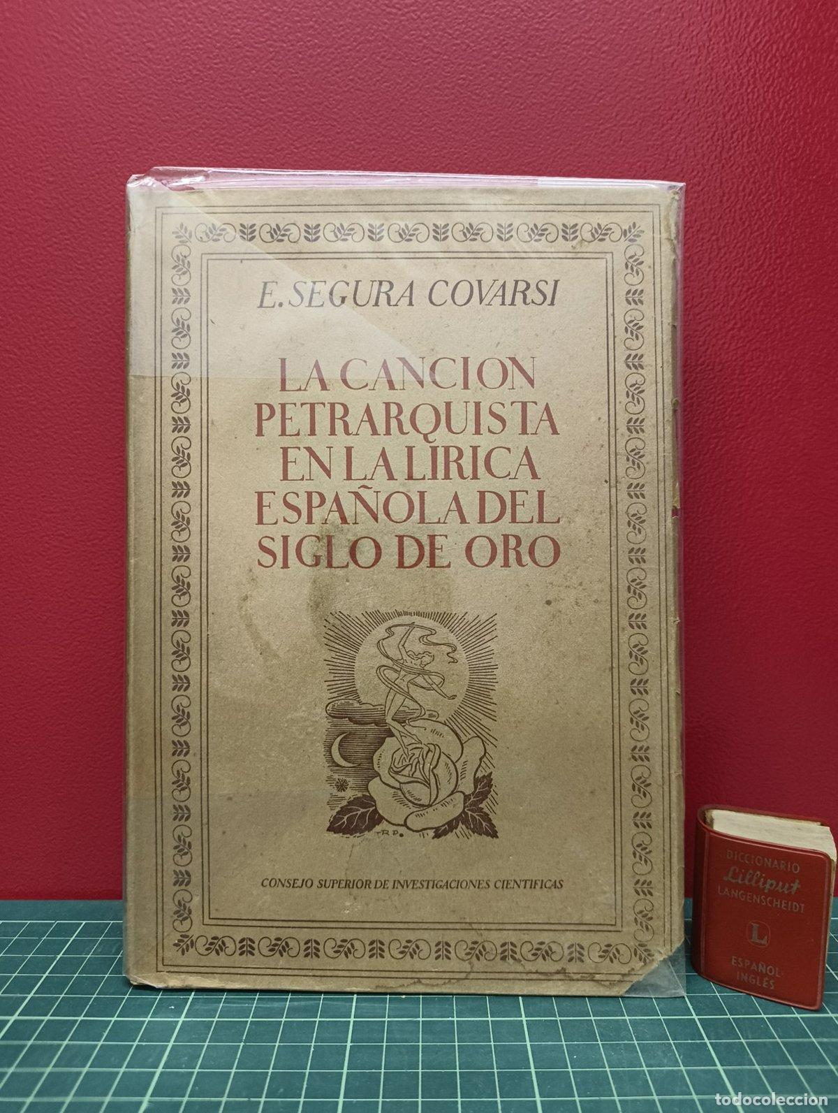 Gebrauchte B&uuml;cher: La canci&oacute;n petrarquista - E. Segura Covars&iacute;