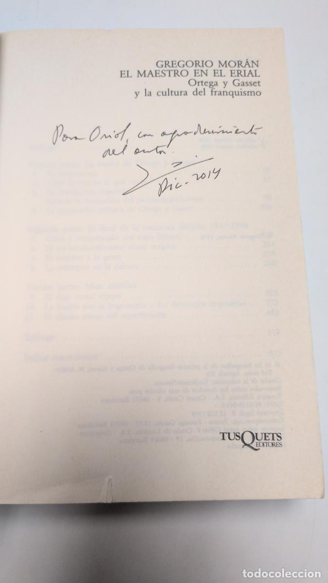 Libros de segunda mano: El maestro en el erial - Gregorio Mor&aacute;n - Foto 3