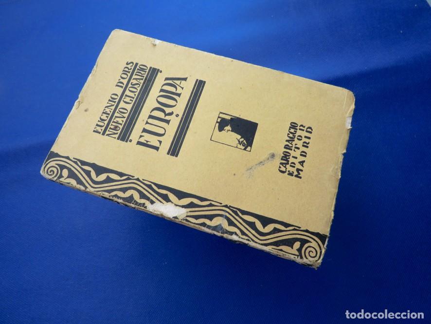 Gebrauchte B&uuml;cher: EUROPA. EUGENIO D&rsquo;ORS. 1922. 1&ordf; EDICI&Oacute;N. RAFAEL CARO RAGGIO EDITOR. MADRID