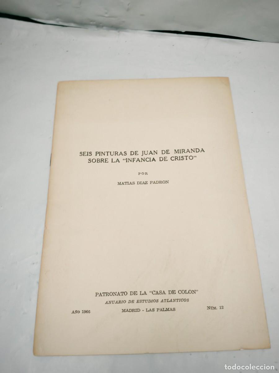 Second hand books: Seis pinturas de Juan de Miranda sobre la &laquo;infancia de Cristo (Dedicatoria y firma aut&oacute;grafa autor)
