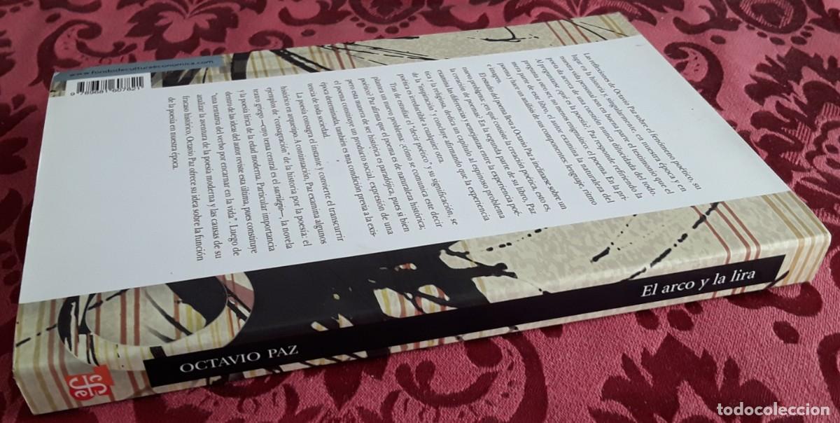 Libros de segunda mano: EL ARCO Y LA LIRA. OCTAVIO PAZ. - Foto 3