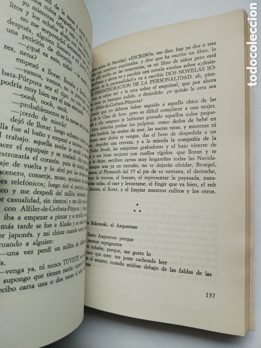 Libros de segunda mano: ESCRITOS DE UN VIEJO INDECENTE/BUKOWSKI - Foto 3