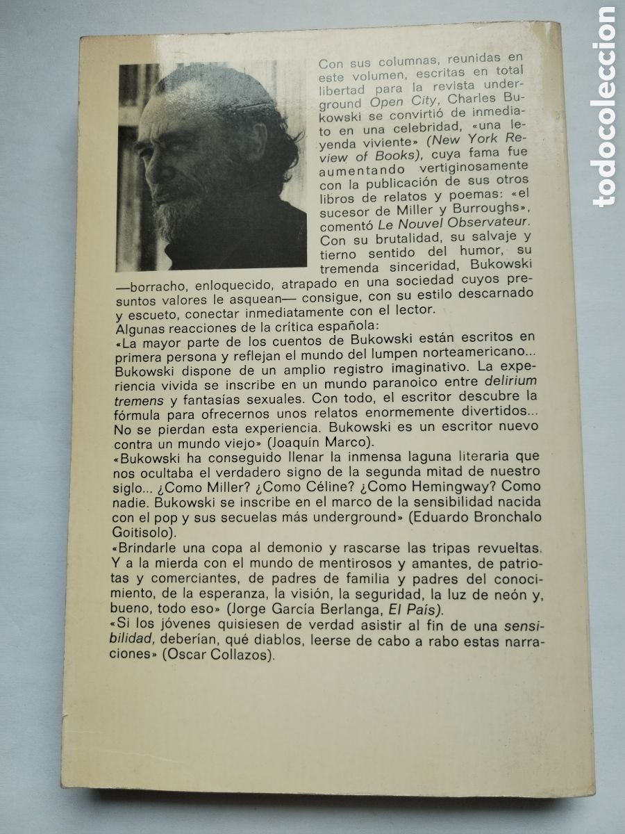 Libros de segunda mano: ESCRITOS DE UN VIEJO INDECENTE/BUKOWSKI - Foto 4