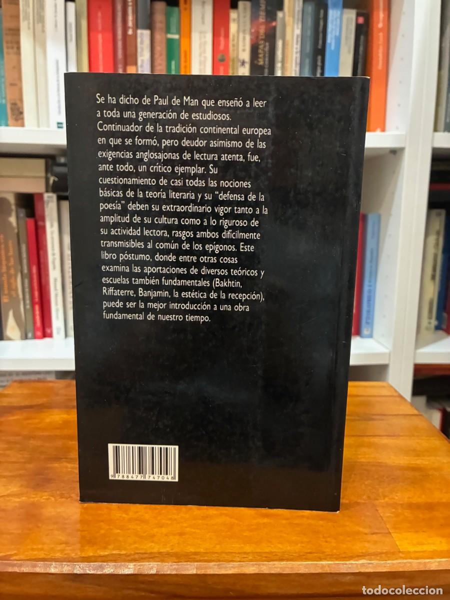Libros de segunda mano: La resistencia a la teor&iacute;a. Paul de Man.Visor. - Foto 2
