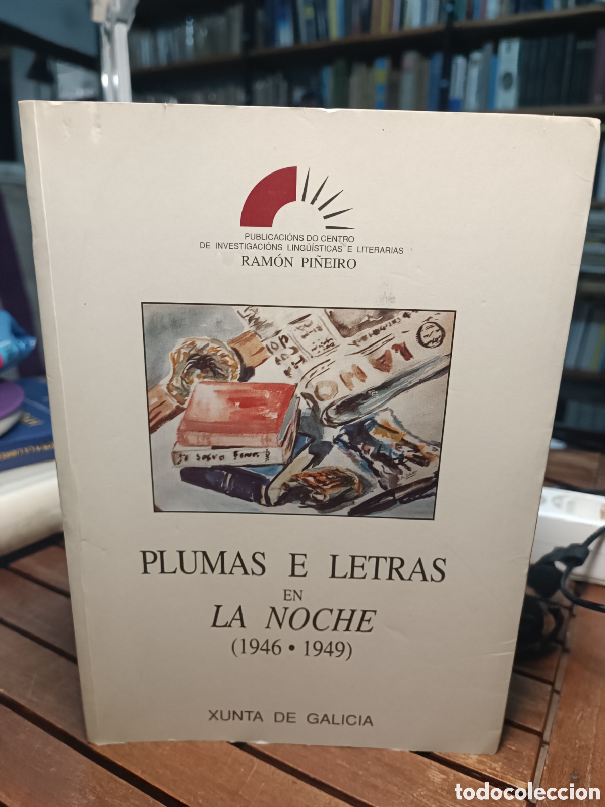 Libros de segunda mano: Plumas e Letras en La Noche 1946 1949 Xunta de Galicia 1996 Ram&oacute;n Pi&ntilde;eiro