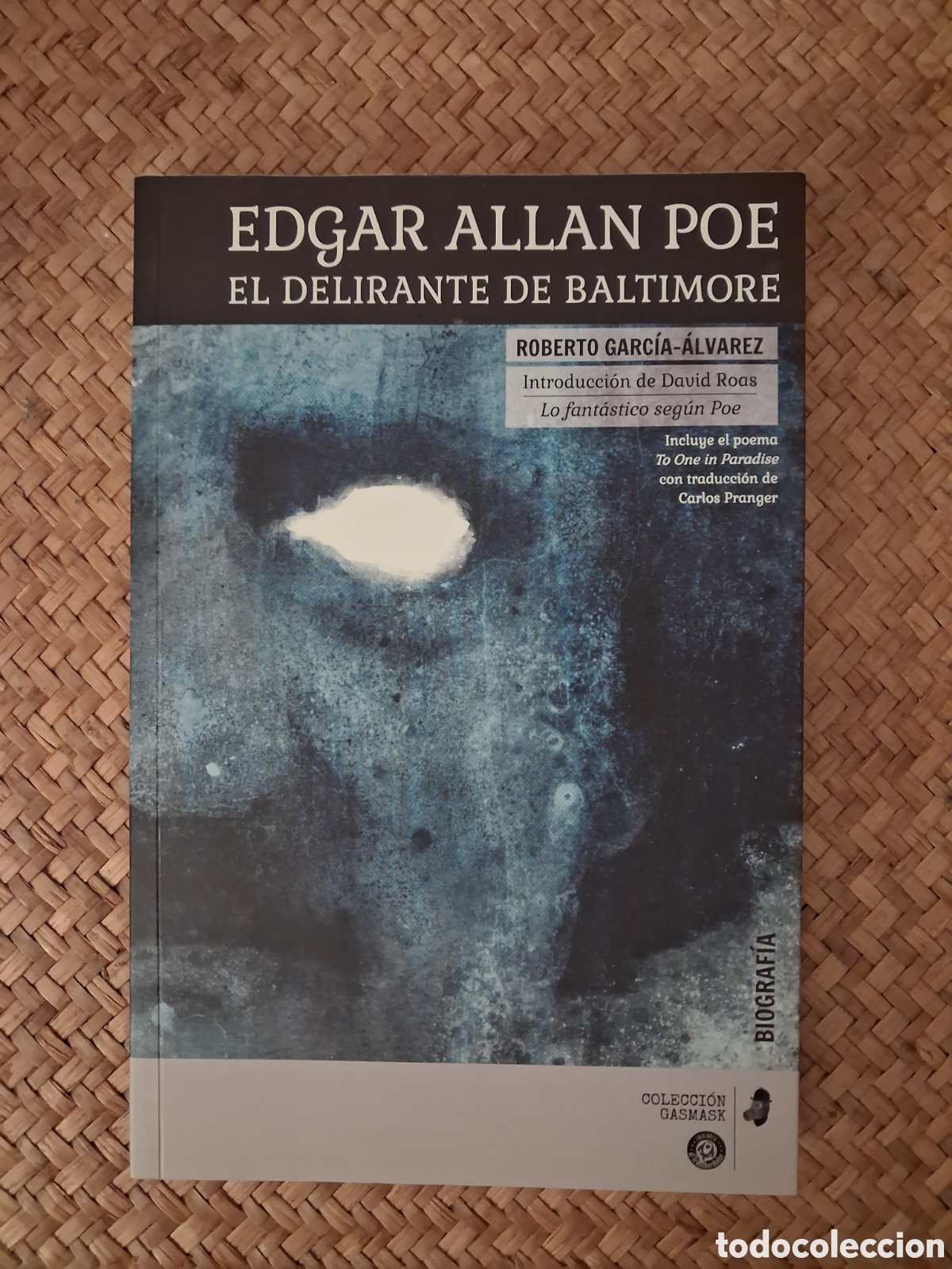 Libros de segunda mano: EDGAR ALLAN POE: EL DELIRANTE DE BALTIMORE. ROBERTO GARC&Iacute;A-&Aacute;LVAREZ. GASMASK, 2019.
