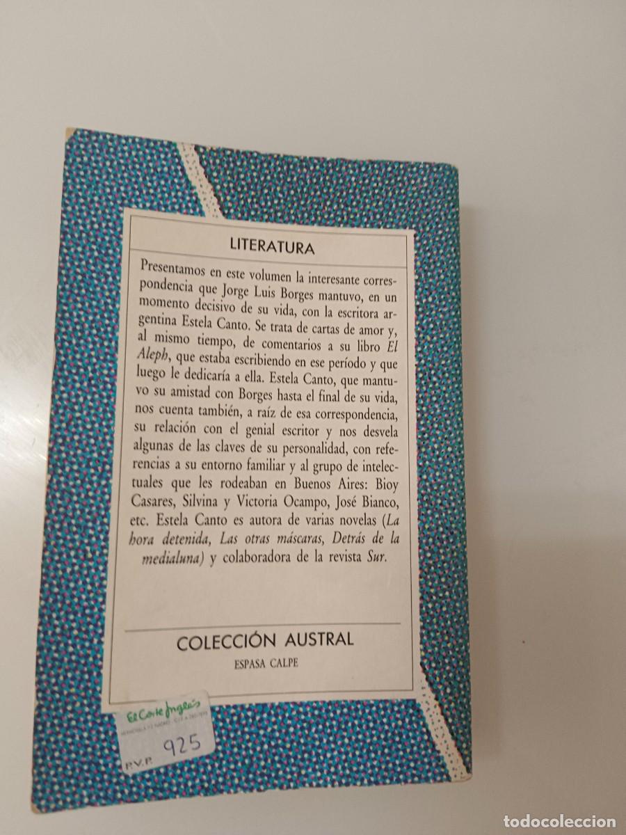 Libros de segunda mano: BORGES A CONTRALUZ. ESTELA CANTO - Foto 3