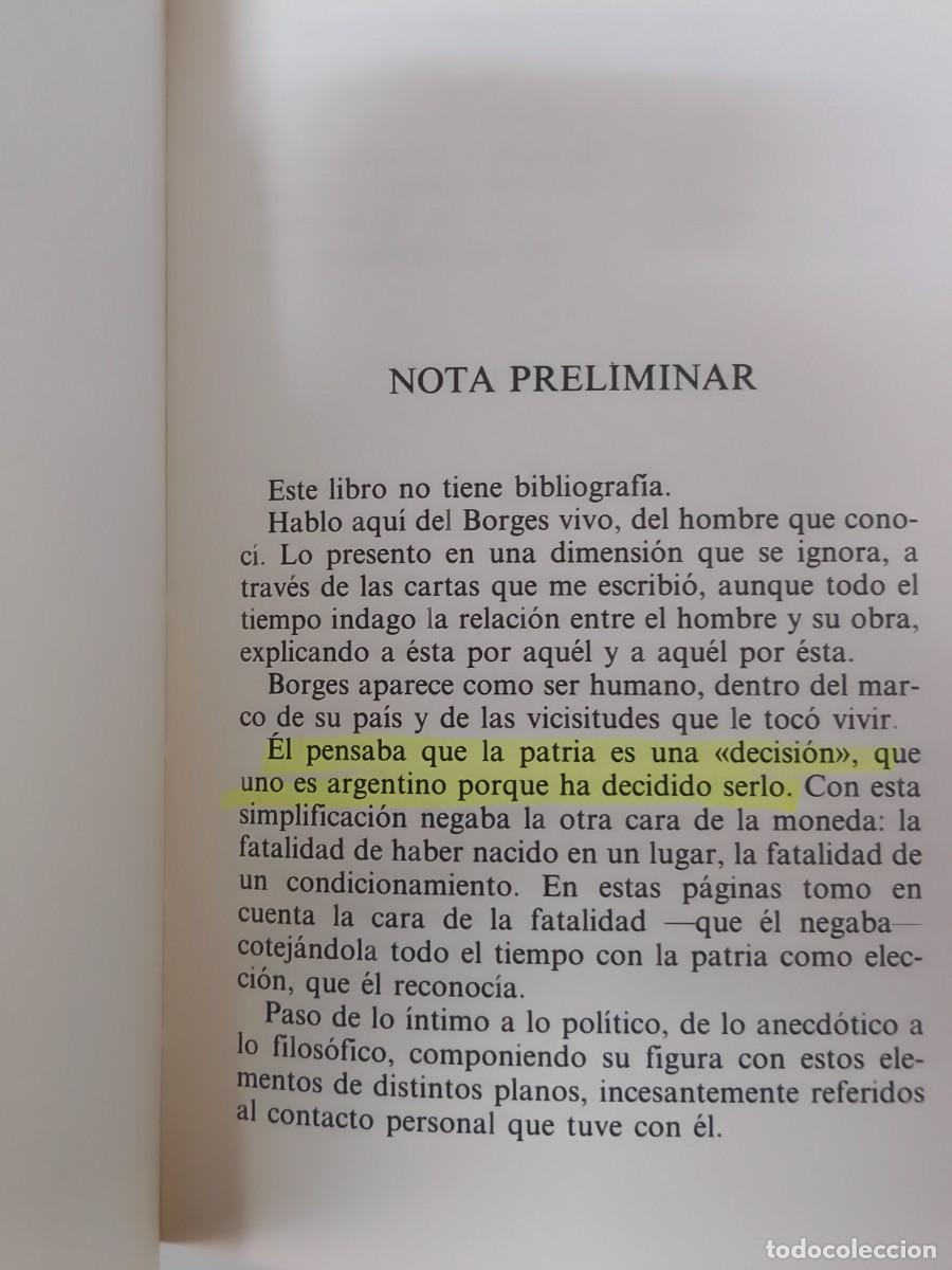 Libros de segunda mano: BORGES A CONTRALUZ. ESTELA CANTO - Foto 6