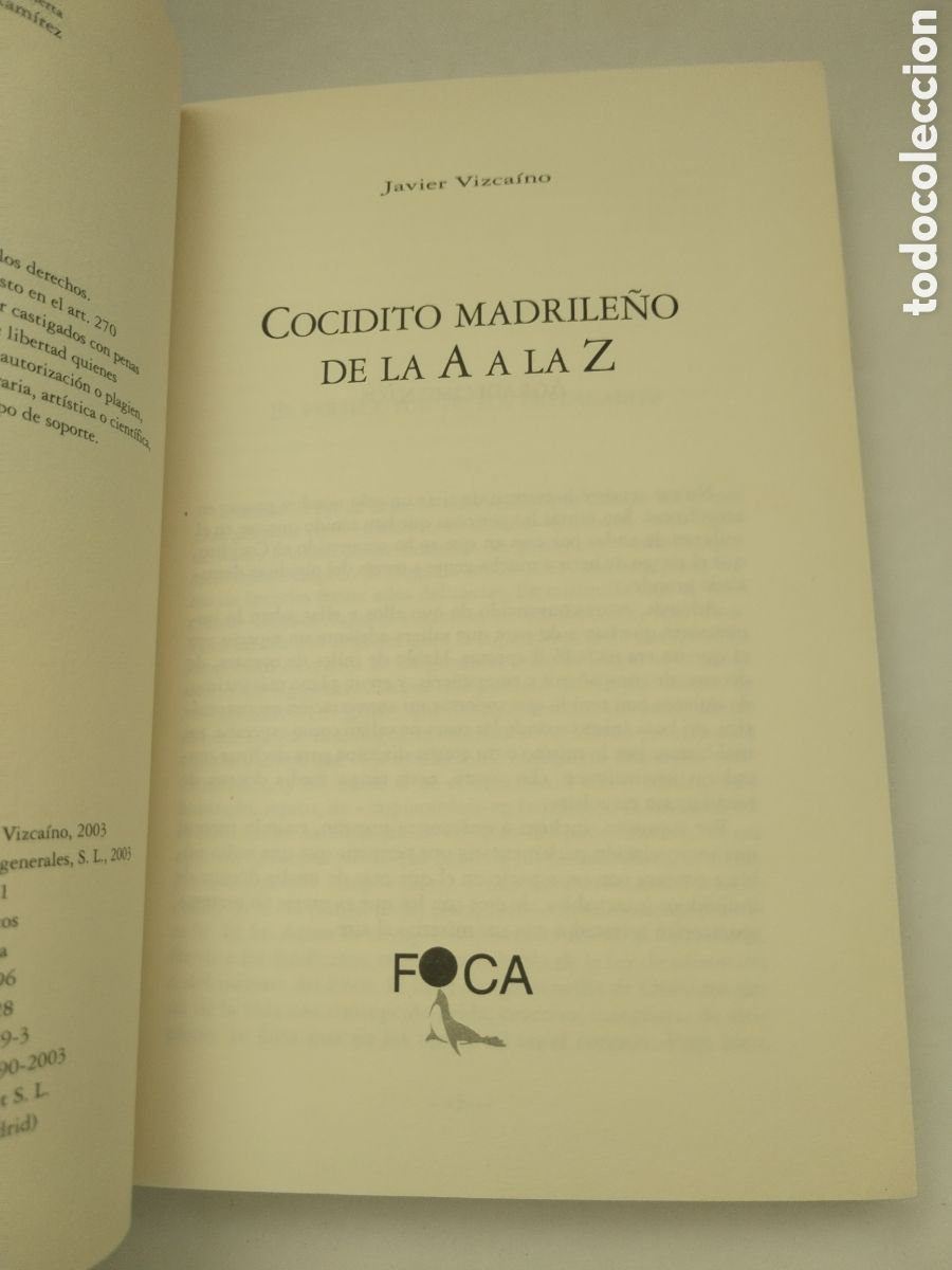 Libros de segunda mano: COCIDITO MADRILE&Ntilde;O CON CD/JAVIER VIZCAINO - Foto 2