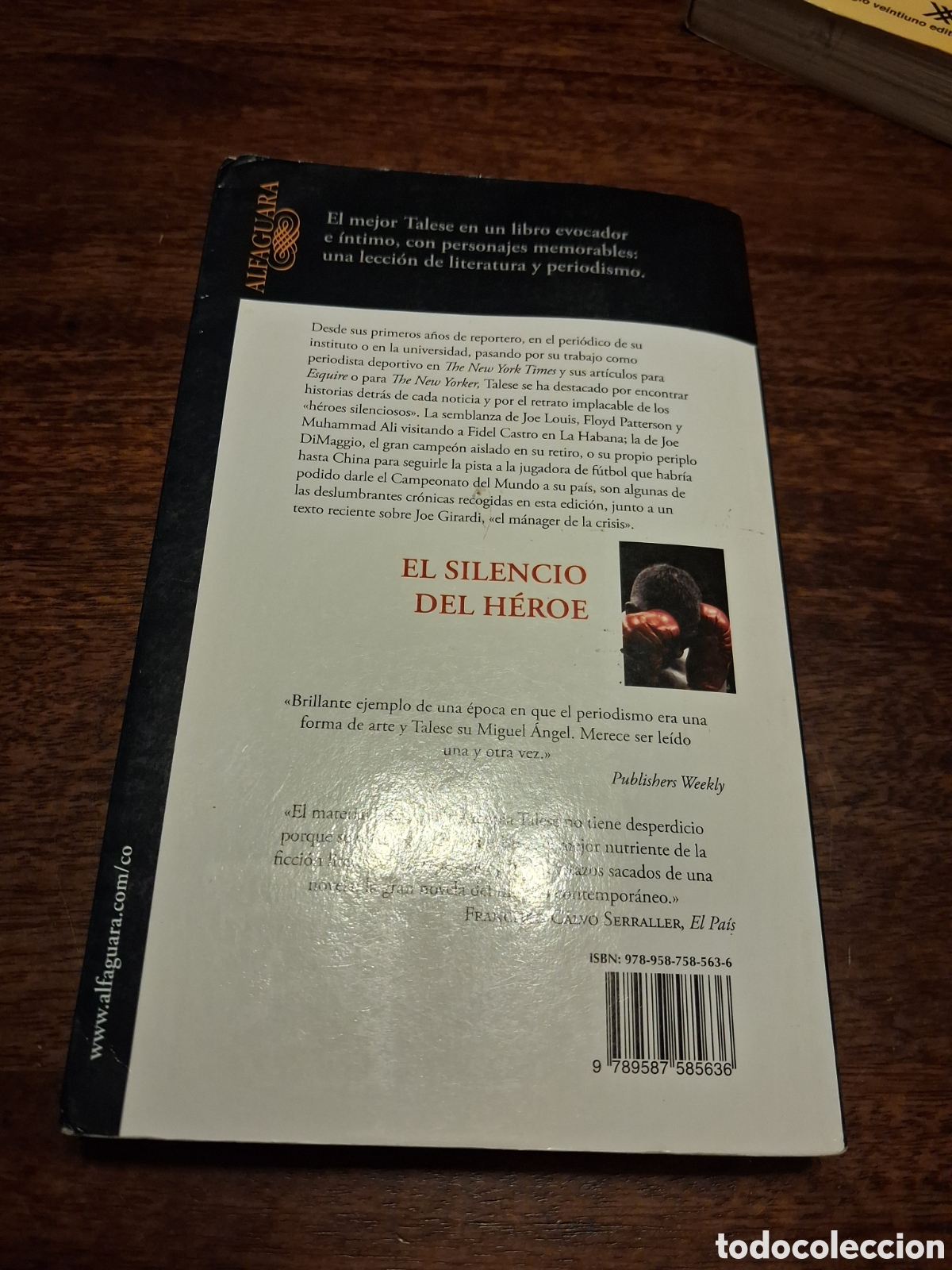 Libros de segunda mano: El silencio del h&eacute;roe, Gay Talese - Foto 2