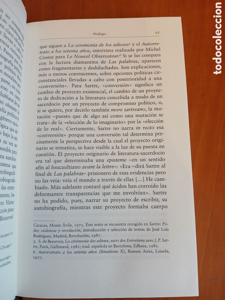 Libros de segunda mano: Las Palabras. Jean - Paul Sartre. - Foto 11