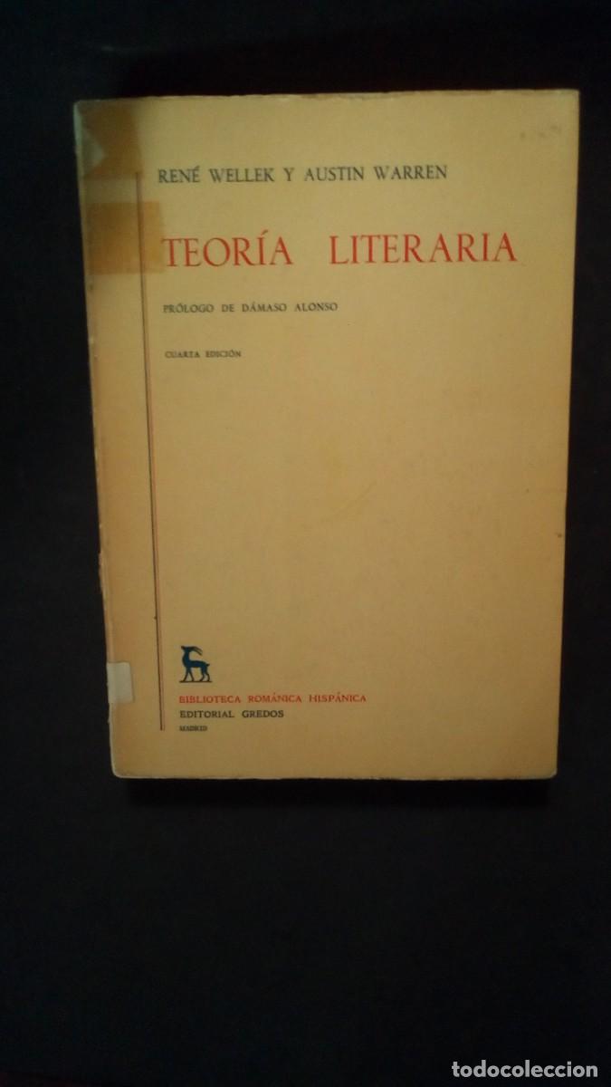 Libros de segunda mano: REN&Eacute; WELLEK, AUSTIN WARREN - TEOR&Iacute;A LITERARIA - GREDOS,