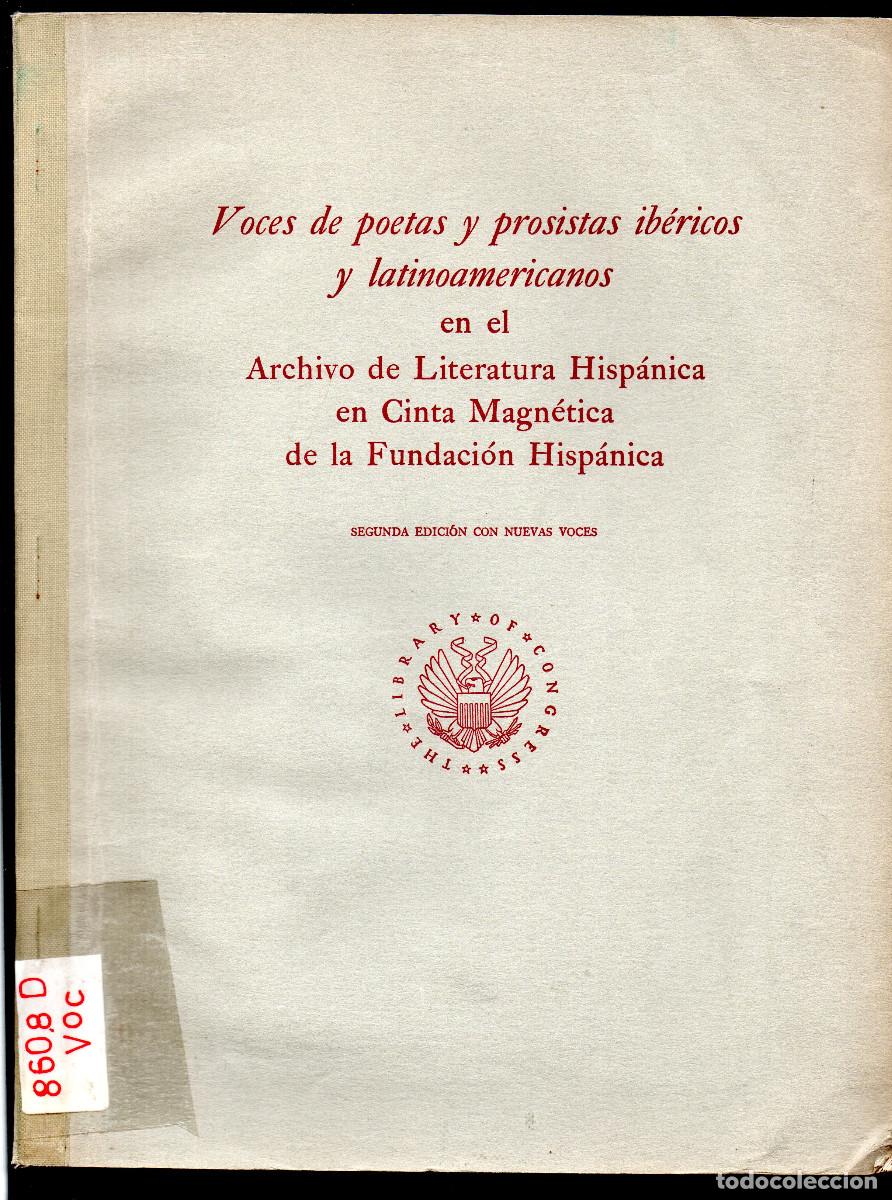 Libros de segunda mano: Voces de poetas y prosistas ib&eacute;ricos y latinoamericanos en el Archivo de Literatura Hisp&aacute;nic
