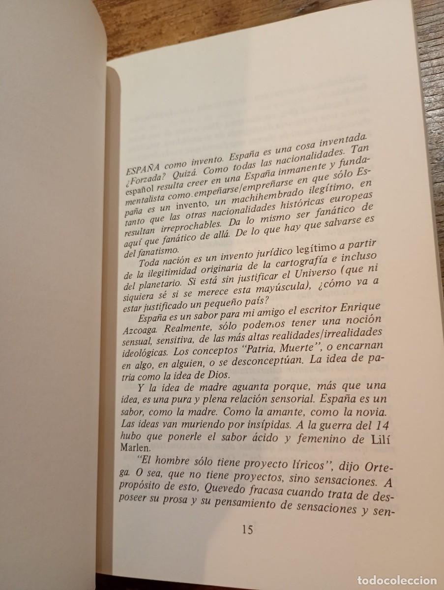 Libros de segunda mano: Espa&ntilde;a como invento, Francisco Umbral. - Foto 3