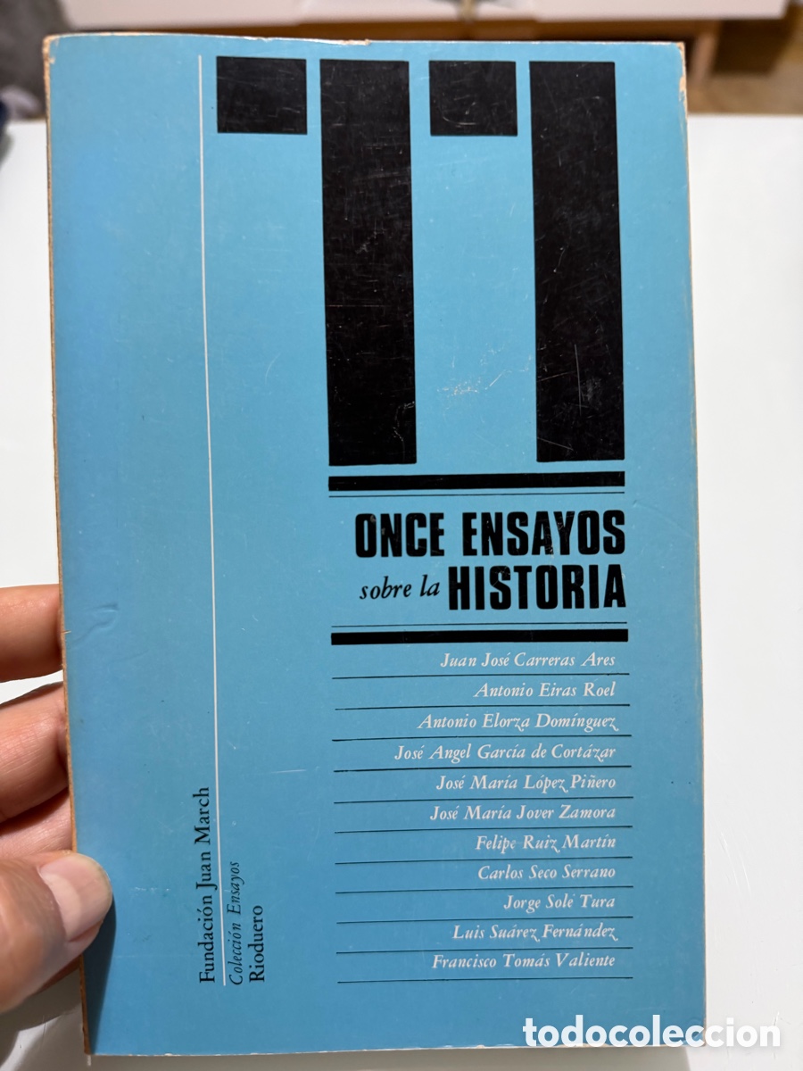 Libros de segunda mano: Once ensayos sobre la historia. Francisco Tom&aacute;s y Valiente, Garc&iacute;a de Cort&aacute;zar, Seco Serrano&hellip;