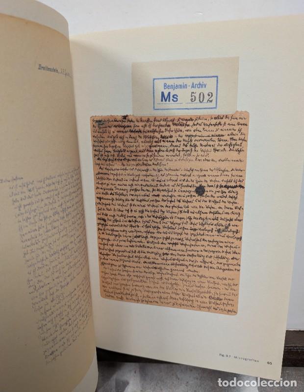 Libros de segunda mano: Archivos de Walter Benjamin: Edici&oacute;n del Walter Benjamin Archiv - C&eacute;sar Rendueles - - Foto 6