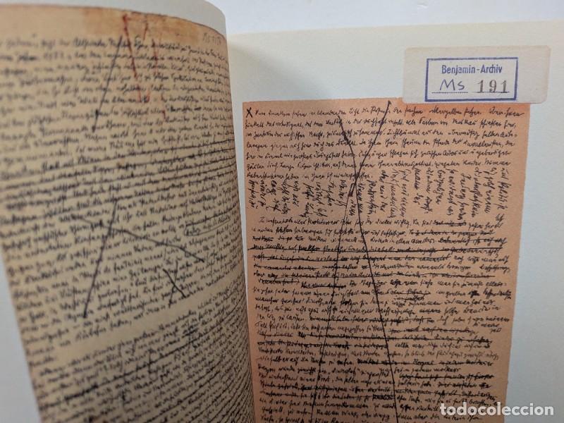Libros de segunda mano: Archivos de Walter Benjamin: Edici&oacute;n del Walter Benjamin Archiv - C&eacute;sar Rendueles - - Foto 7
